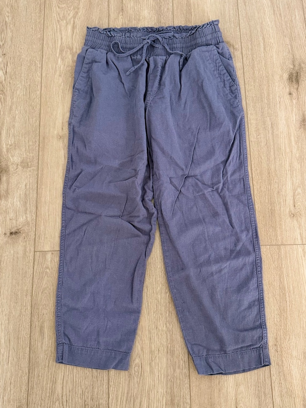 a new day Relaxed Drawstring Joggers in Slate Blue